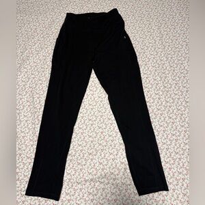 Jaanuu Black Leggings Style Scrub Pants